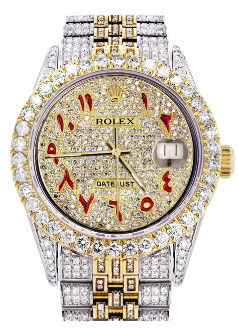 iced out rolex amazon|iced out Rolex bezel.